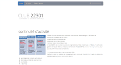 Desktop Screenshot of club-22301.com